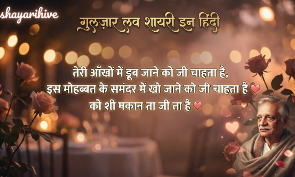 Gulzar Love Shayari In Hindi