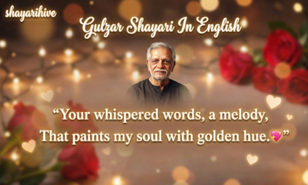 Gulzar Shayari In English