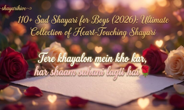 Sad Shayari for Boys
