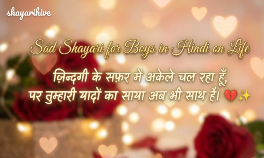 Sad Shayari for Boys in Hindi