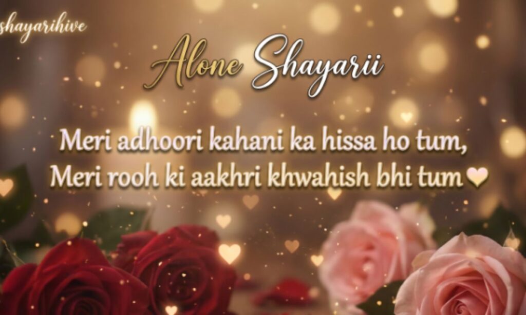 alone shayari