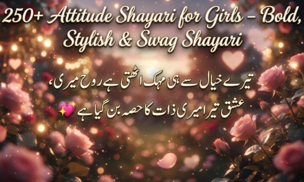 attitude shayari for girl