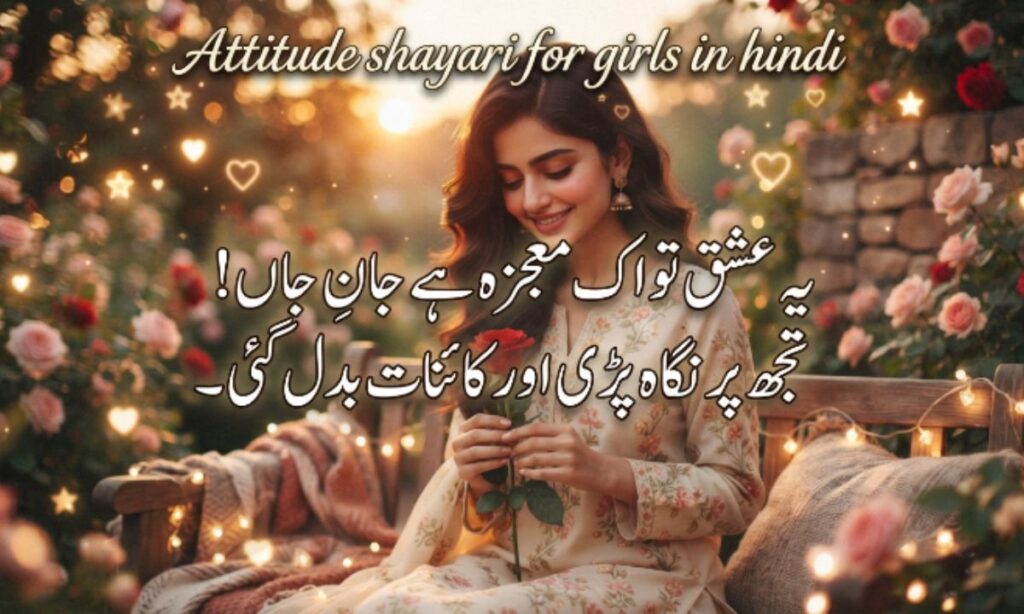 attitude shayari for girl in hindi