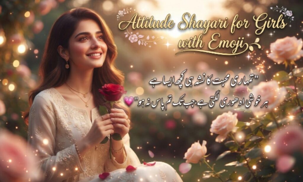 attitude shayari for girls with emoji