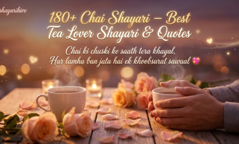 chai shayari