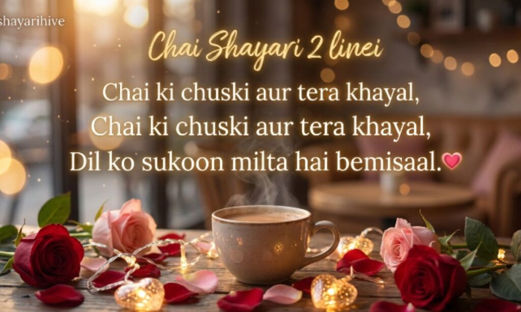 chai shayari 2 line