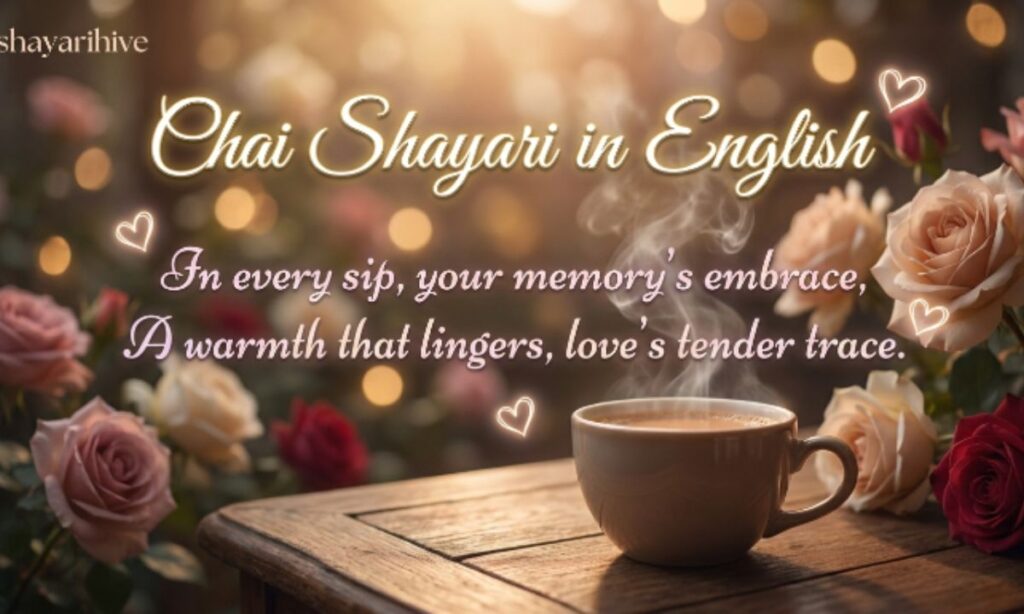 chai shayari in english