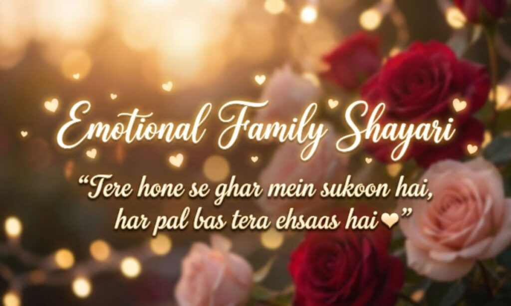 emotional family shayri