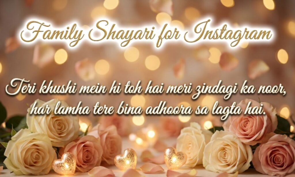 family shayari for instagram