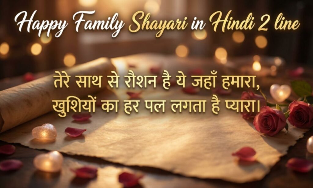 family shayari in hindi 2 line