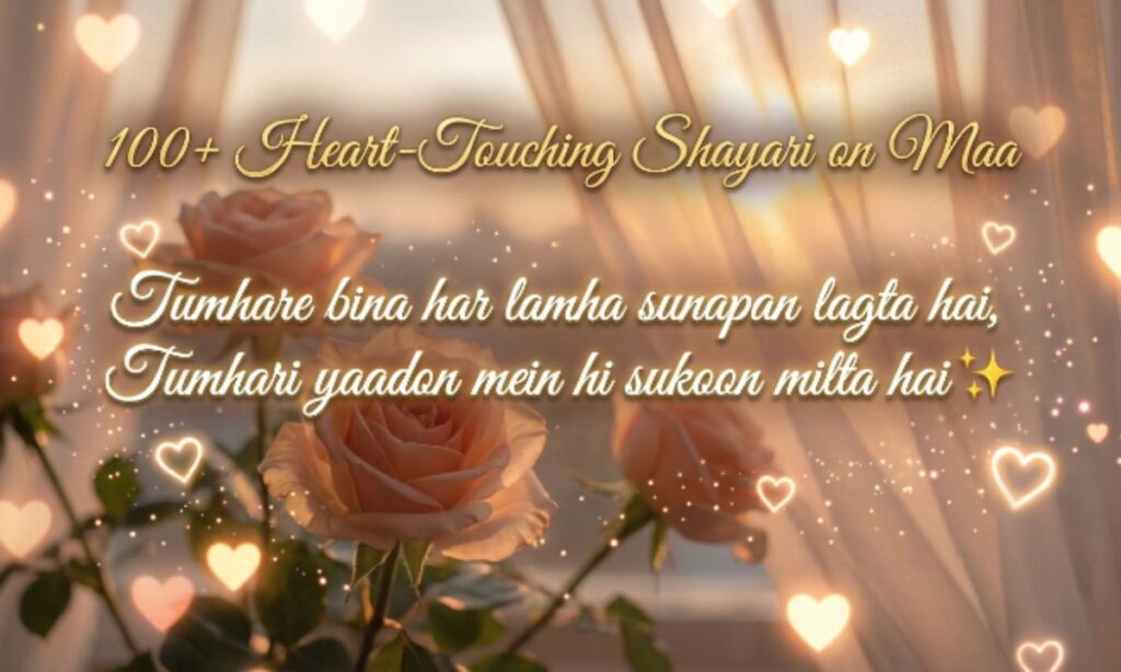 heart touching shayari on Maa