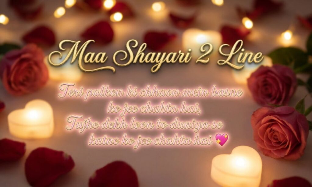 maa shayari 2 line