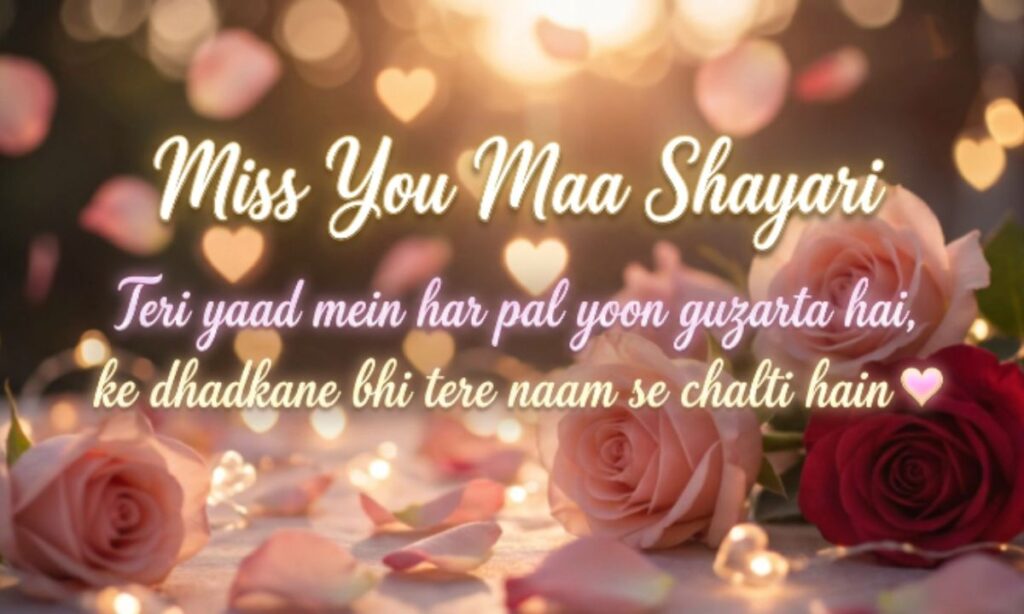 miss you maa shayari