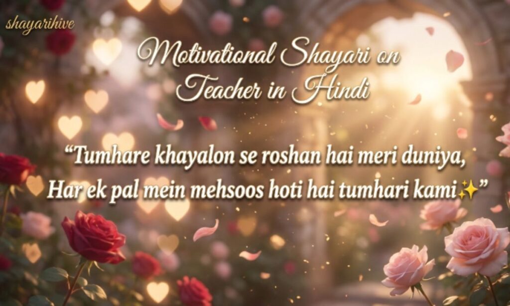 motivational shayari on teacher