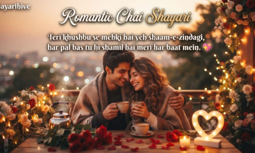 romantic chai shayari