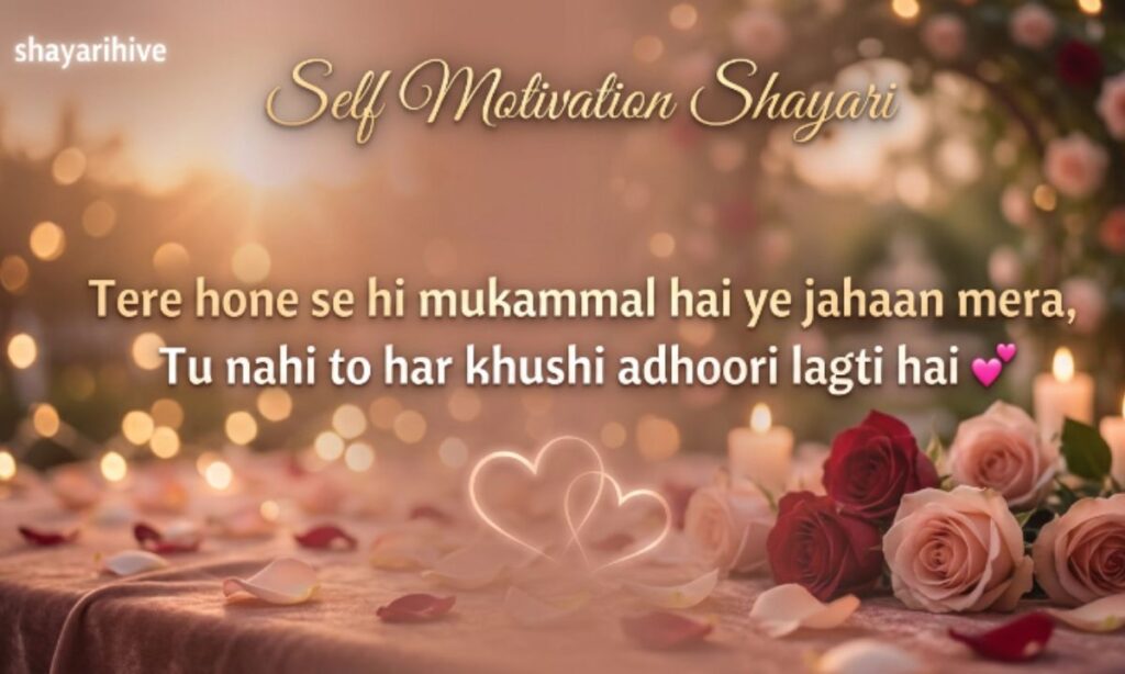 self motivation shayari