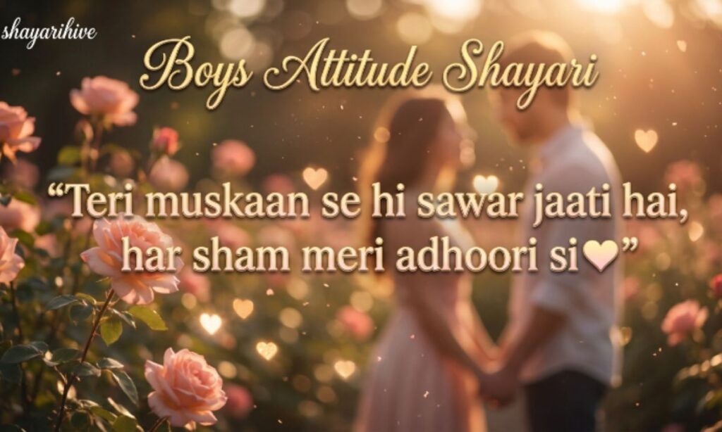 Boys Attitude Shayari