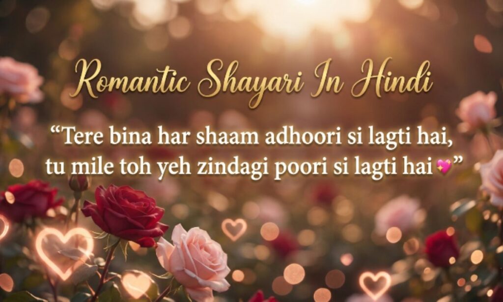 Romantic Shayari In Hindi